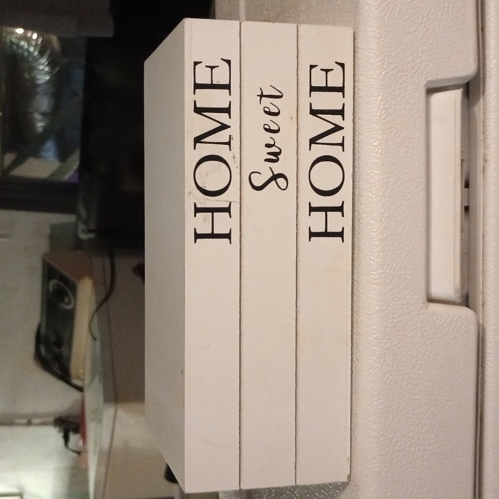 Home Sweet Home block decor